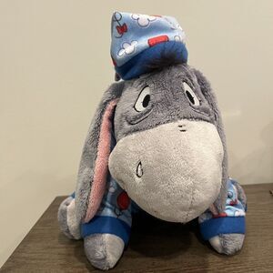 Disney Store Eeyore Large Plush Stuffed Animal Pajamas Bedtime Pal Balloon